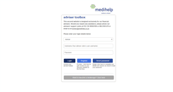 Desktop Screenshot of brokers.medihelp.co.za